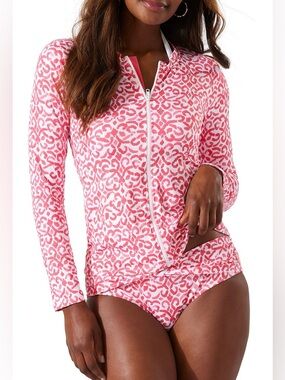 Tommy Bahama  Women’s Small UPF 50 Rash Guard Swim Casual Sport Golf Tennis
